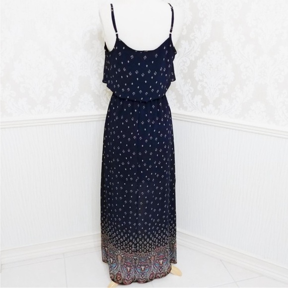 Women’s Navy Maxi Dress - Picture 3 of 5
